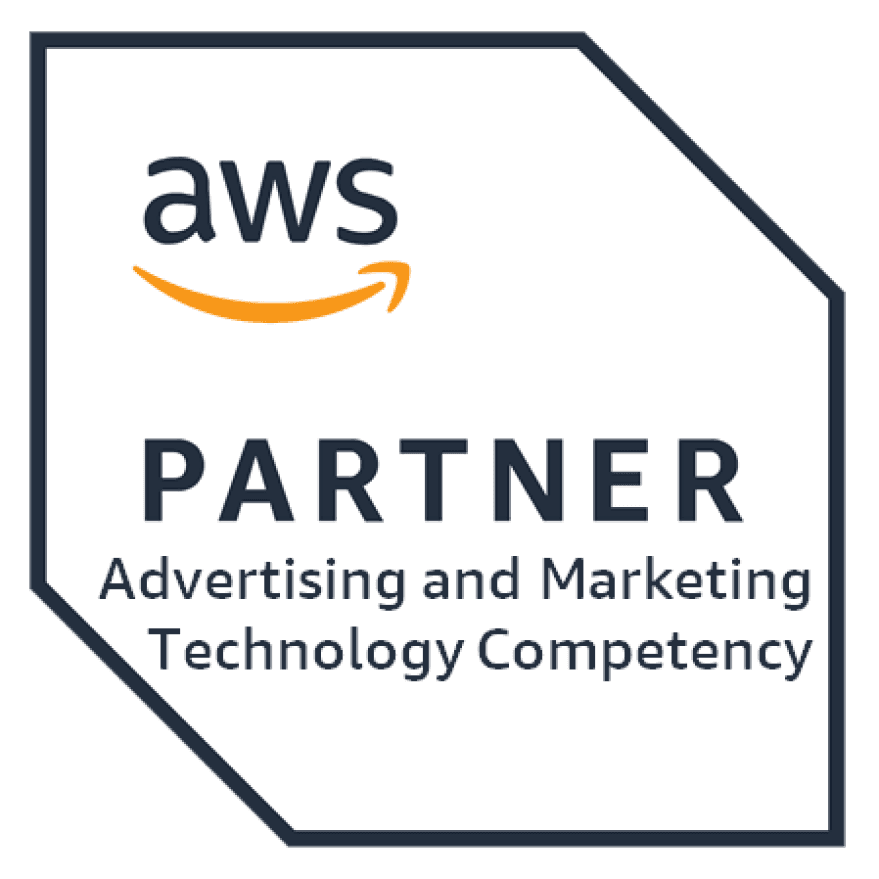 Amazon AWS Advertising and Marketing Technology Competency badge